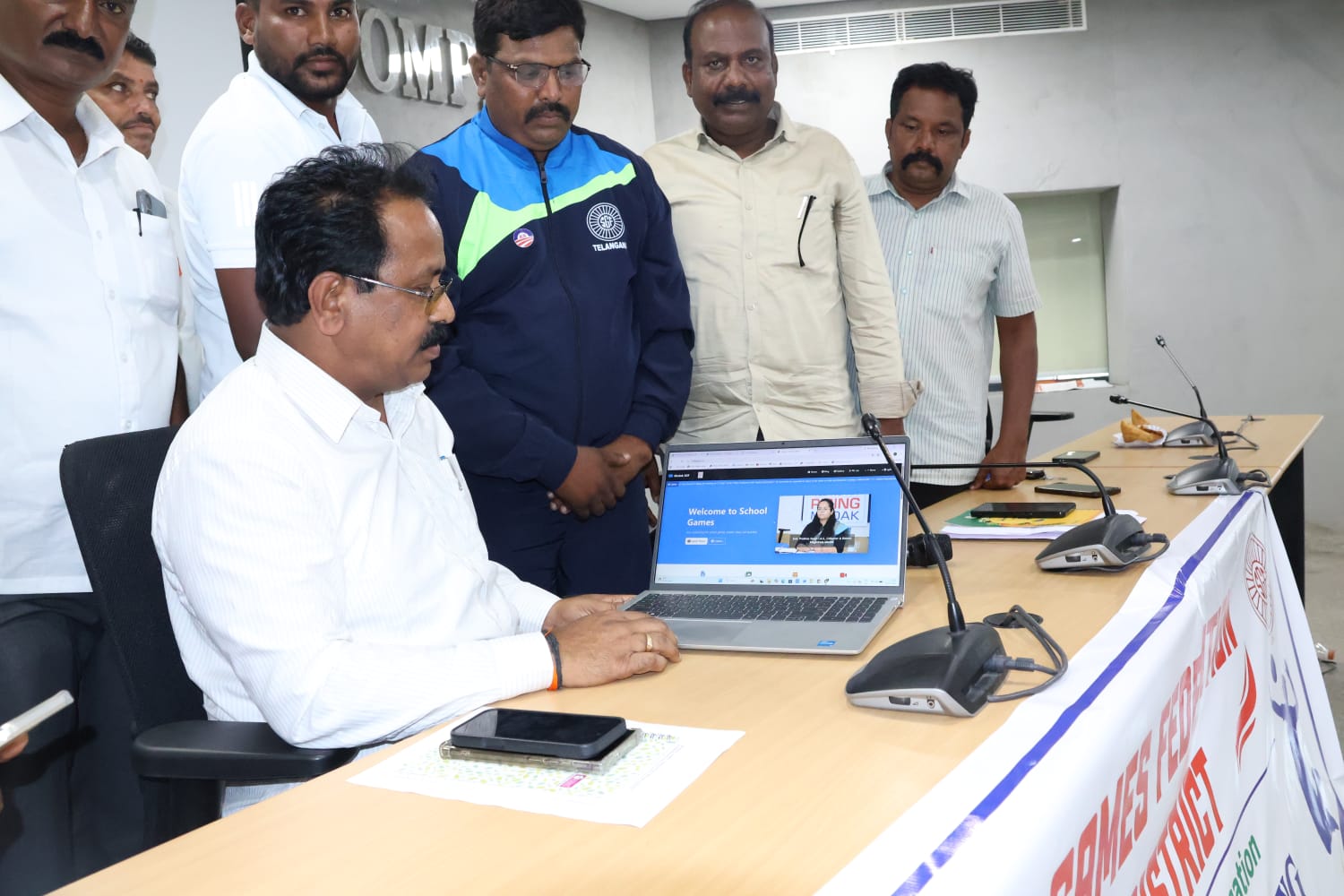 Launcing of SGF portal by Sri. Menchu Nagesh garu Hon'ble Addl. Collector, Medak