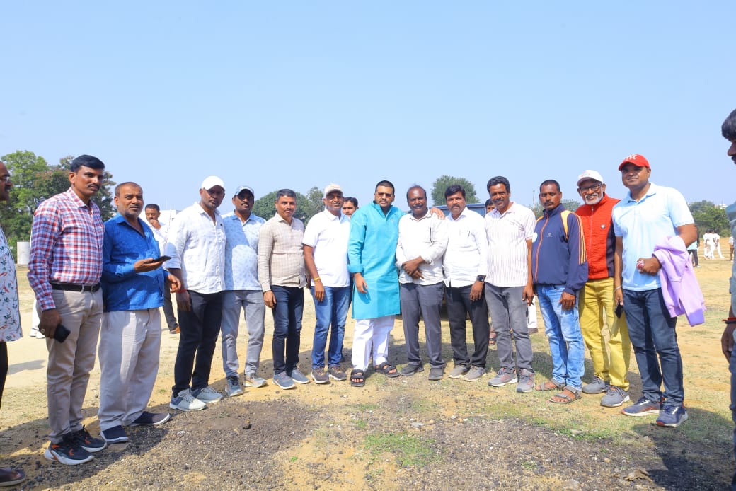 Inauguration of Cricket Tournament with Sri Mynampally Rohith Rao Hon'ble MLA Medak